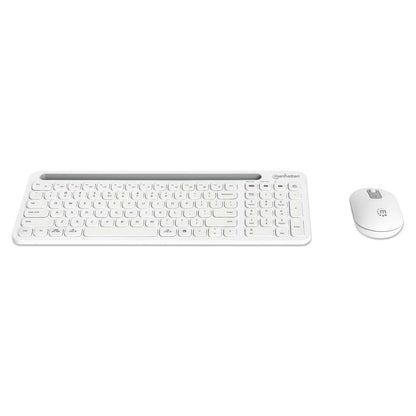 Kit de teclado y mouse inalámbricos con conexión dual USB y Bluetooth Image 4