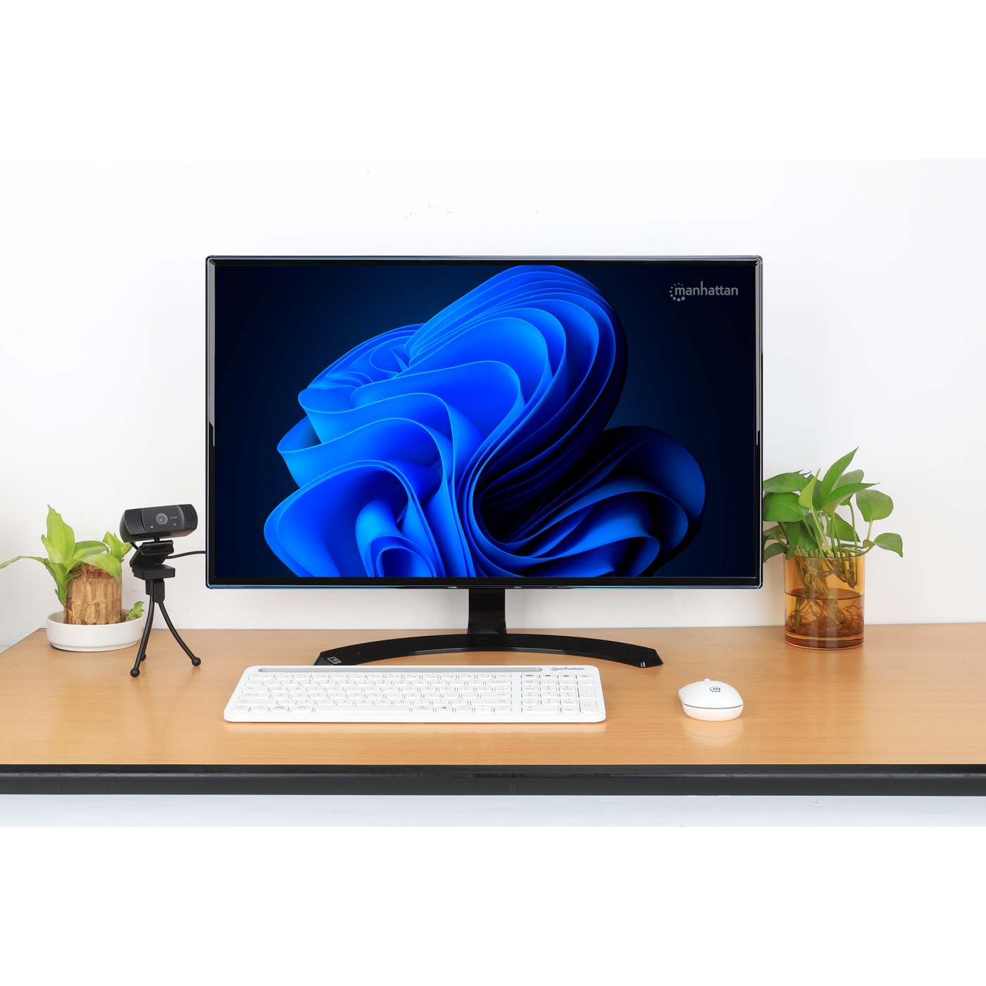 Kit de teclado y mouse inalámbricos con conexión dual USB y Bluetooth Image 5