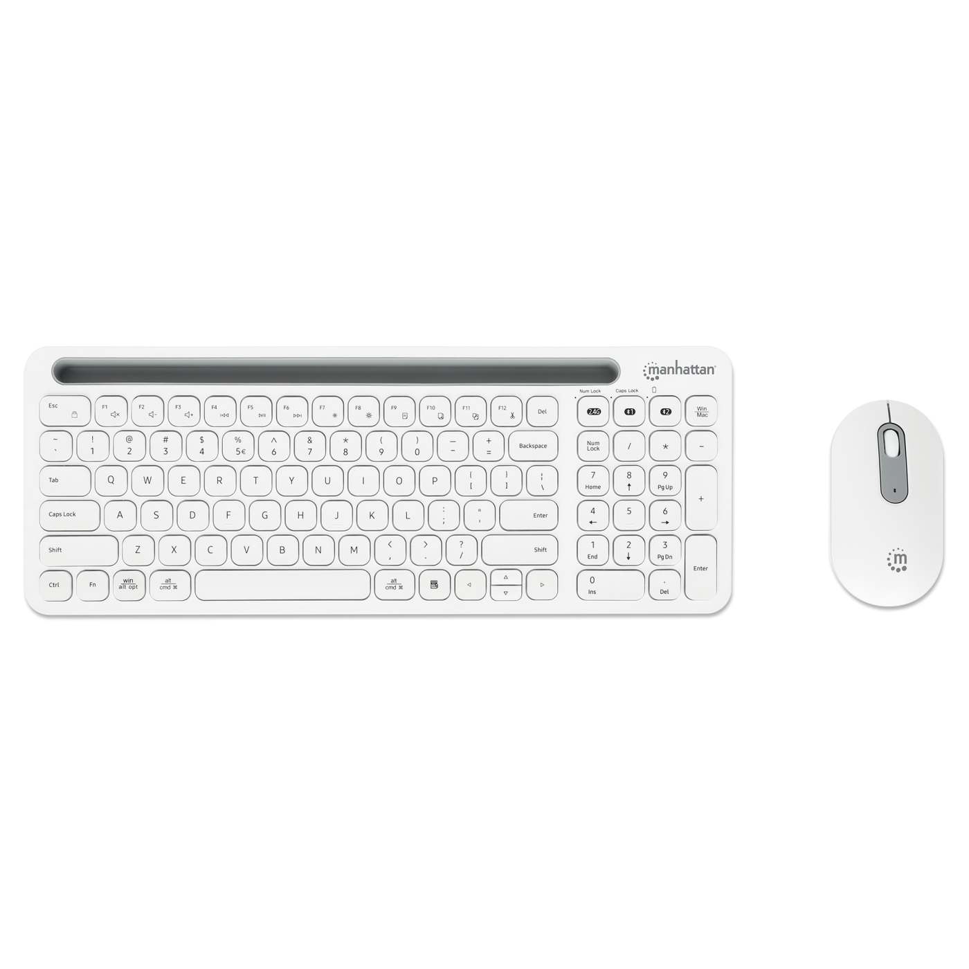 Kit de teclado y mouse inalámbricos con conexión dual USB y Bluetooth Image 8