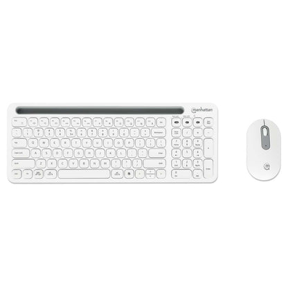 Kit de teclado y mouse inalámbricos con conexión dual USB y Bluetooth Image 8