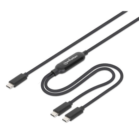 Cable de carga doble USB-C de 100 W, 2 m (7 pies) Image 1