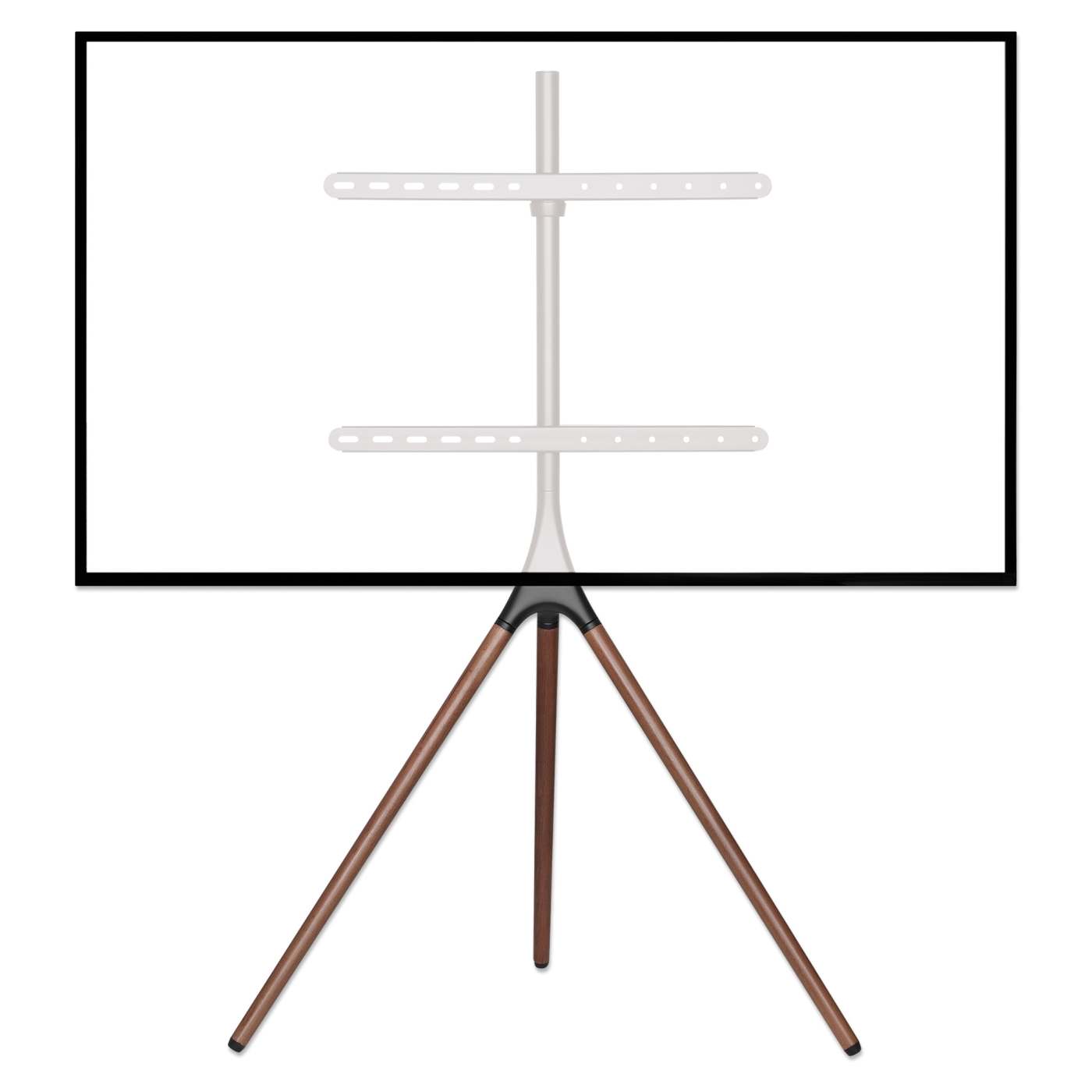 Soporte de piso para TV con trípode estilo madera 45" a 65" Image 12