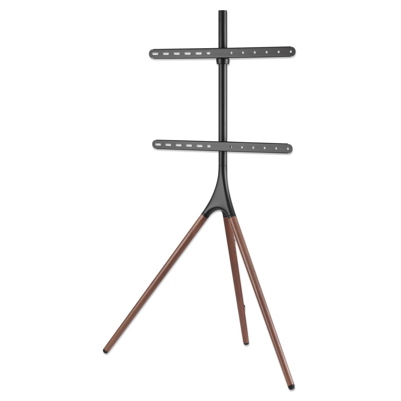 Soporte de piso para TV con trípode estilo madera 45" a 65" Image 1