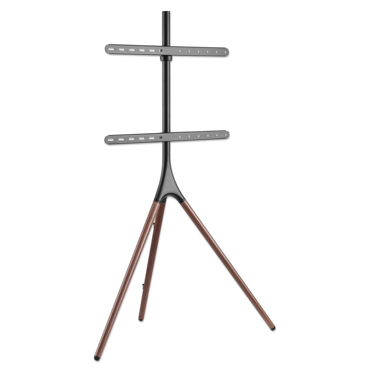 Soporte de piso para TV con trípode estilo madera 45" a 65" Image 3