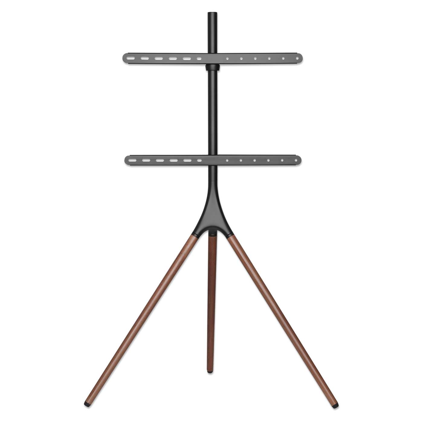 Soporte de piso para TV con trípode estilo madera 45" a 65" Image 4