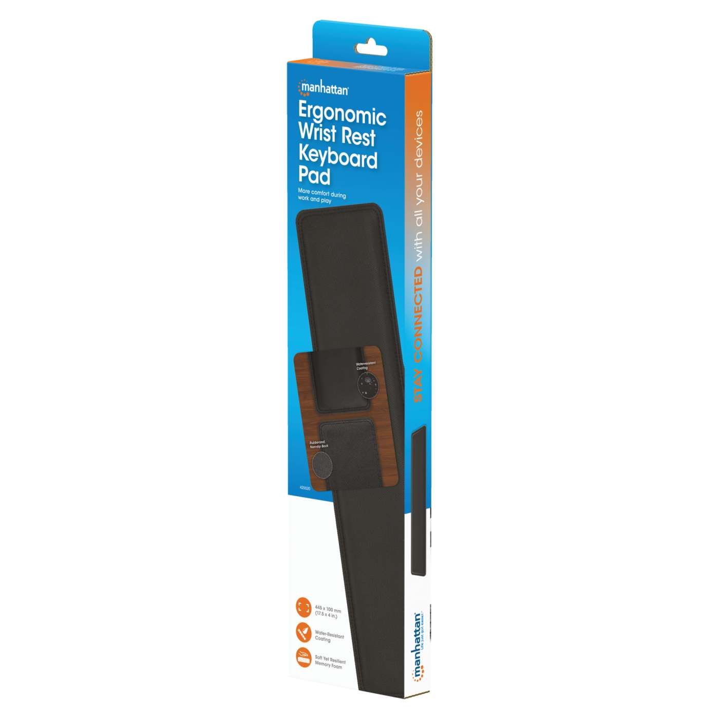 Reposamuñecas soporte ergonómico para el teclado Packaging Image 2