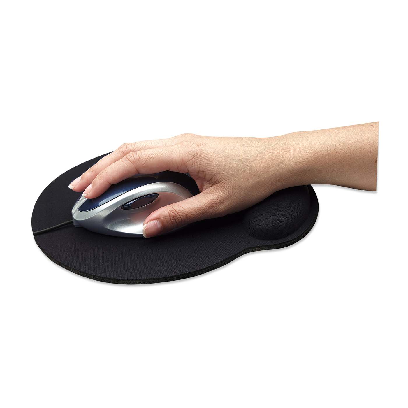 Mouse Pad con Descansa Muñecas Negro Image 3
