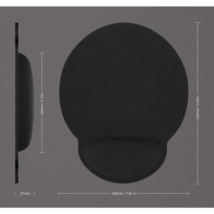 Mouse Pad con Descansa Muñecas Negro Image 4