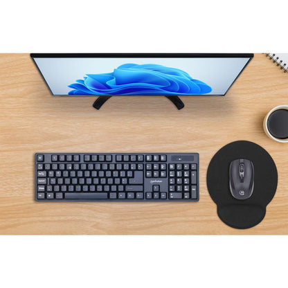 Mouse Pad con Descansa Muñecas Negro Image 7
