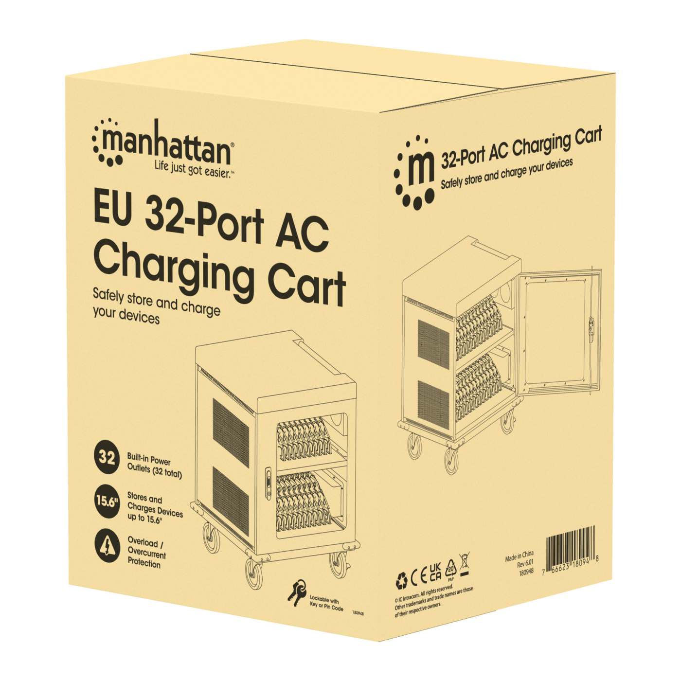 Carrito de carga con 32 contactos de CA Packaging Image 2