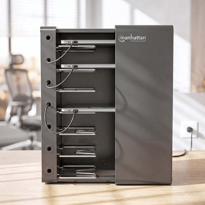Gabinete de carga para escritorio con 7 bahías CA  Image 8