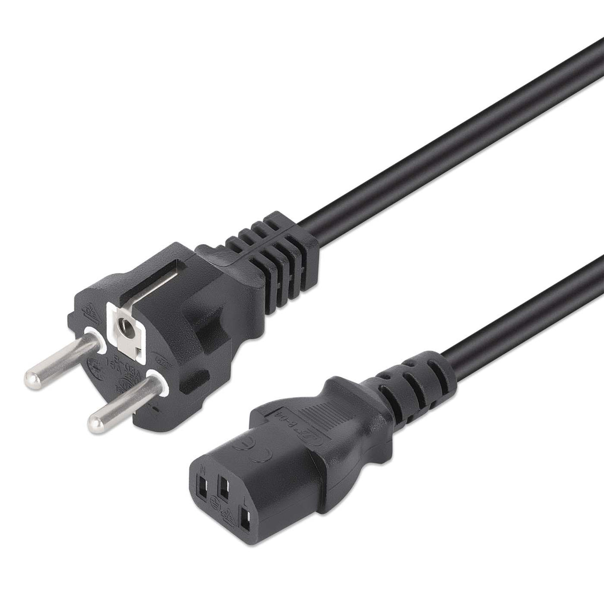 Cable de Alimentación CEE7 a C13 B Negro, 1m Image 1