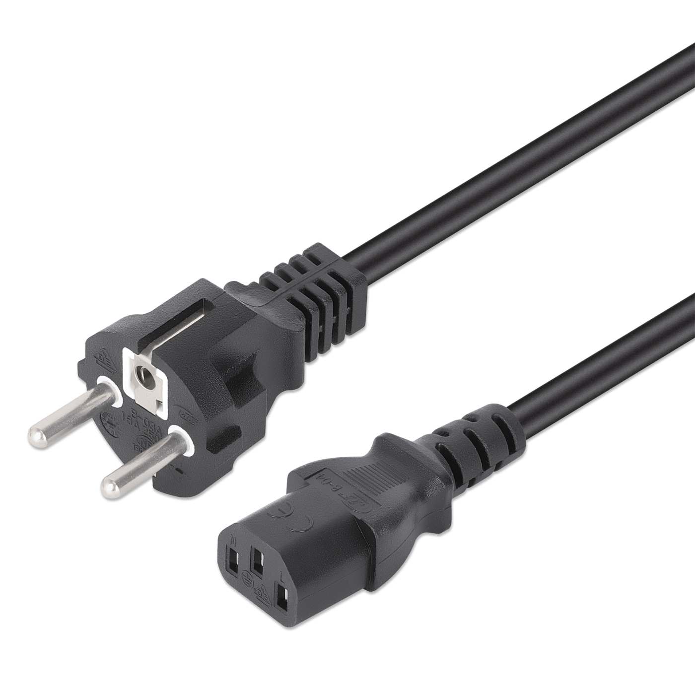 Cable de Alimentación CEE7 a C13 B Negro, 1m Image 1