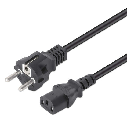 Cable de Alimentación CEE7 a C13 B Negro, 1m Image 1