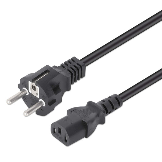 Cable de Alimentación CEE7 a C13 B Negro, 1m Image 1