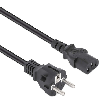 Cable de Alimentación CEE7 a C13 B Negro, 1m Image 2