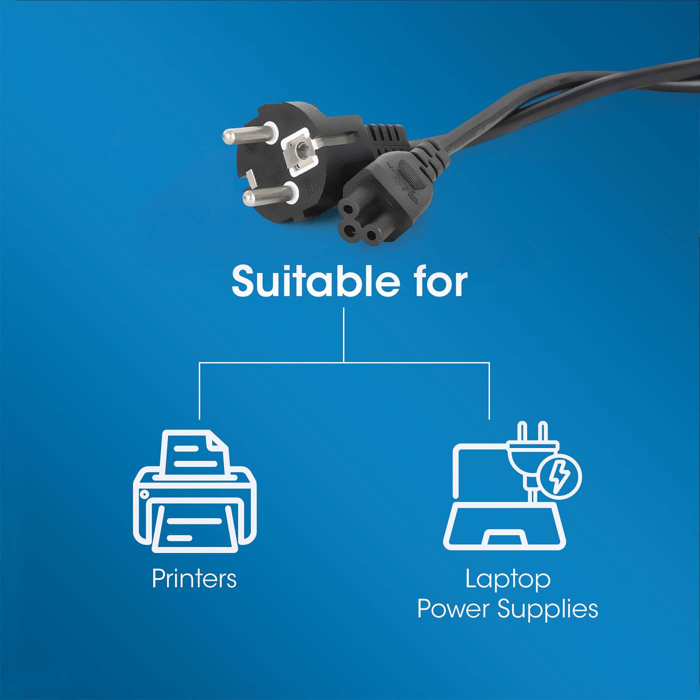 Cable de Poder CEE7 alimentación-ICE C5 Negro 3m Image 7