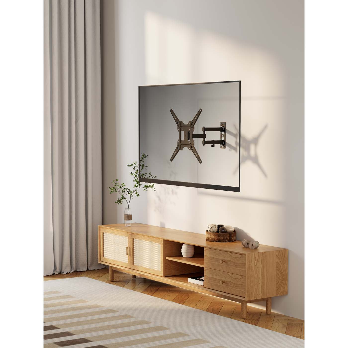 Soporte con brazo articulado para pantalla de 23" a 55" Image 5