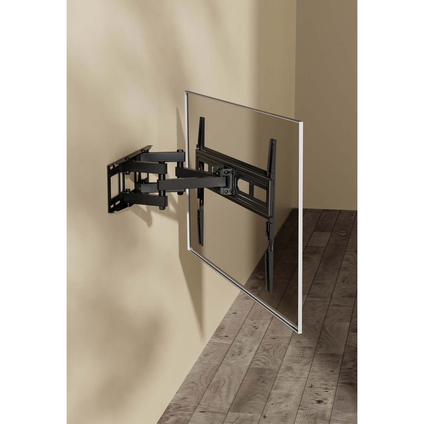 Soporte de pared con doble brazo articulado y ajuste de nivel, 37" a 80" Image 10