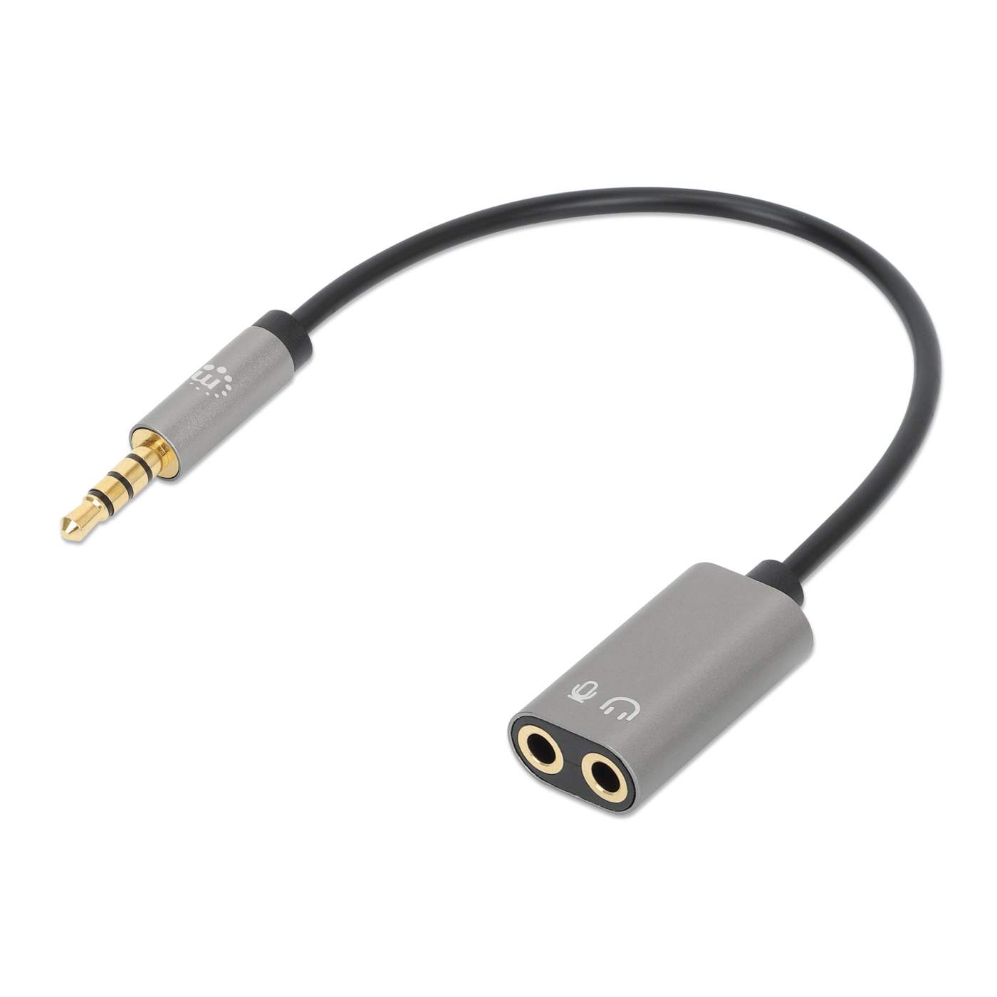 Adaptador Auxiliar en “Y” de un Plug a 2 salidas 3.5 mm Image 1