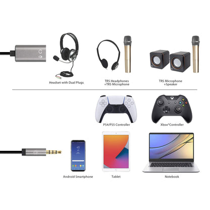 Adaptador Auxiliar en “Y” de un Plug a 2 salidas 3.5 mm Image 6