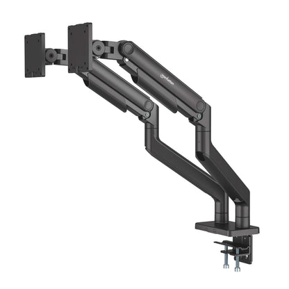 Soporte de aluminio con sistema de pistón para 2 monitores de 17" a 45" Image 1