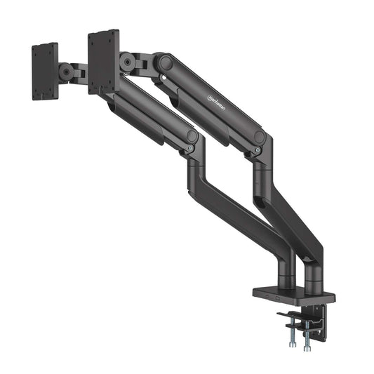 Soporte de aluminio con sistema de pistón para 2 monitores de 17" a 45" Image 1