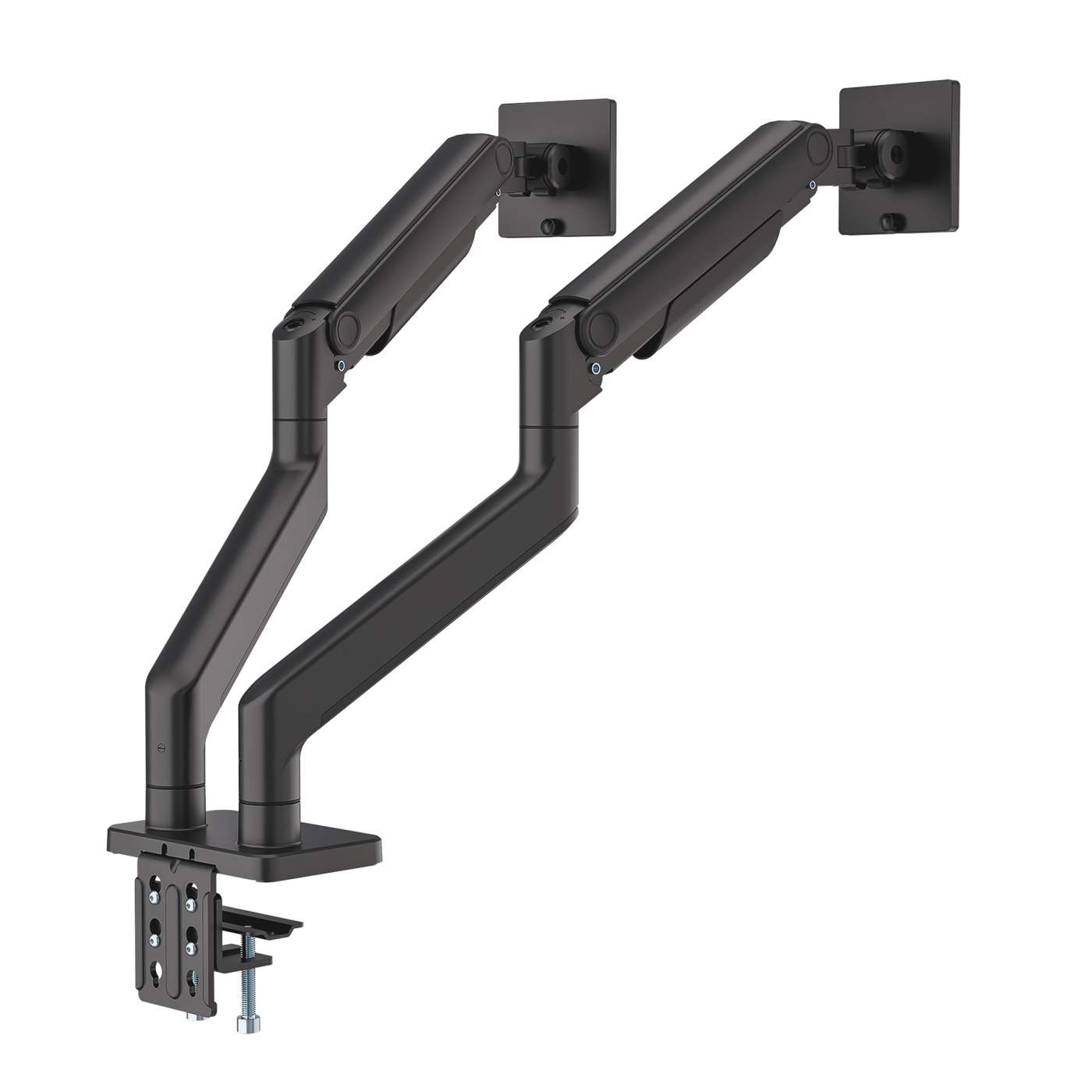 Soporte de aluminio con sistema de pistón para 2 monitores de 17" a 45" Image 4