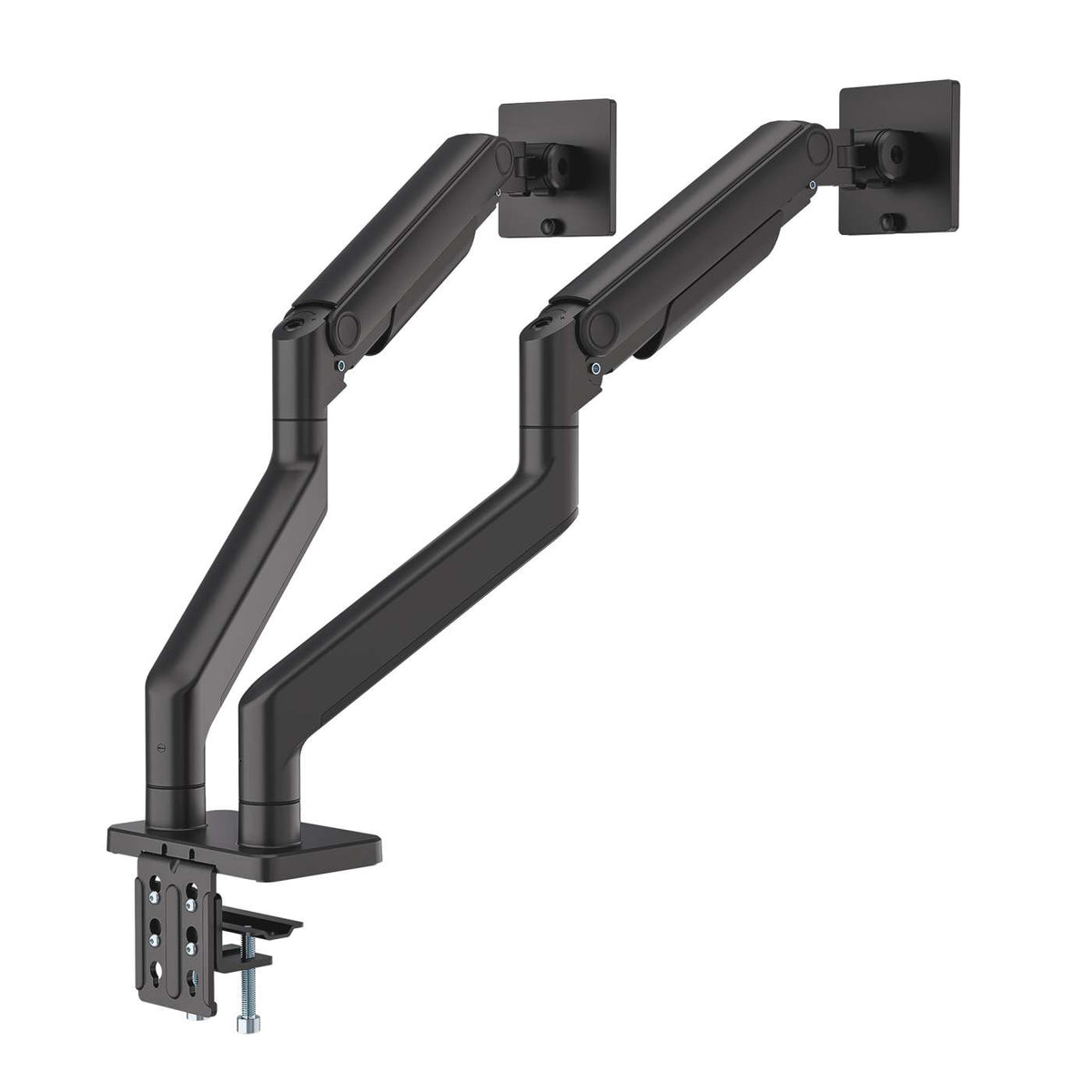 Soporte de aluminio con sistema de pistón para 2 monitores de 17" a 45" Image 4