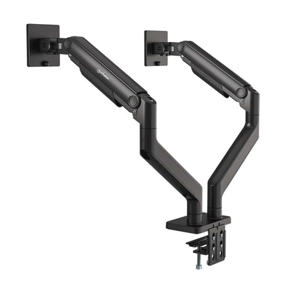 Soporte de aluminio con sistema de pistón para 2 monitores de 17" a 45" Image 8