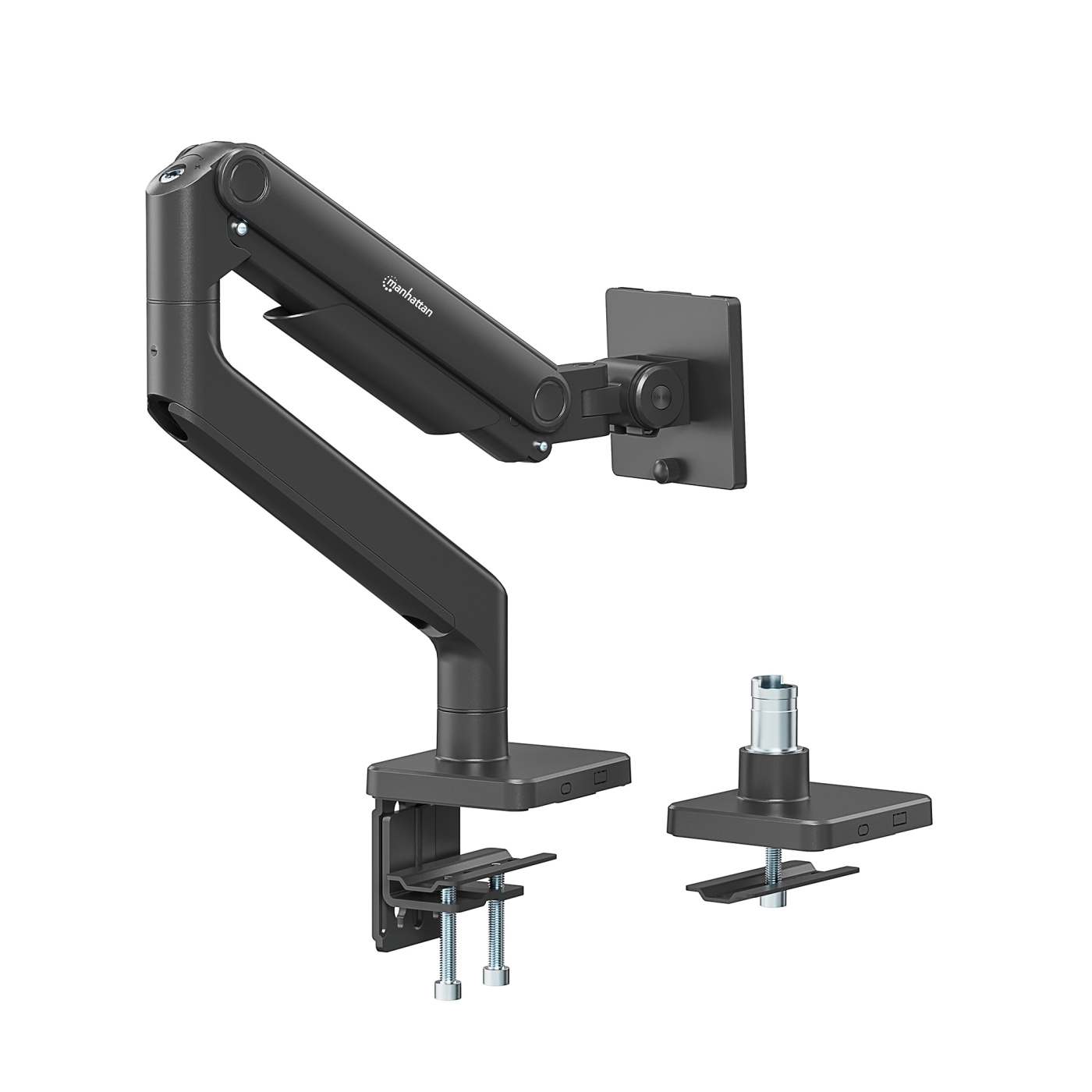 Soporte de aluminio con sistema de pistón para 1 monitor de 17" a 49" Image 11