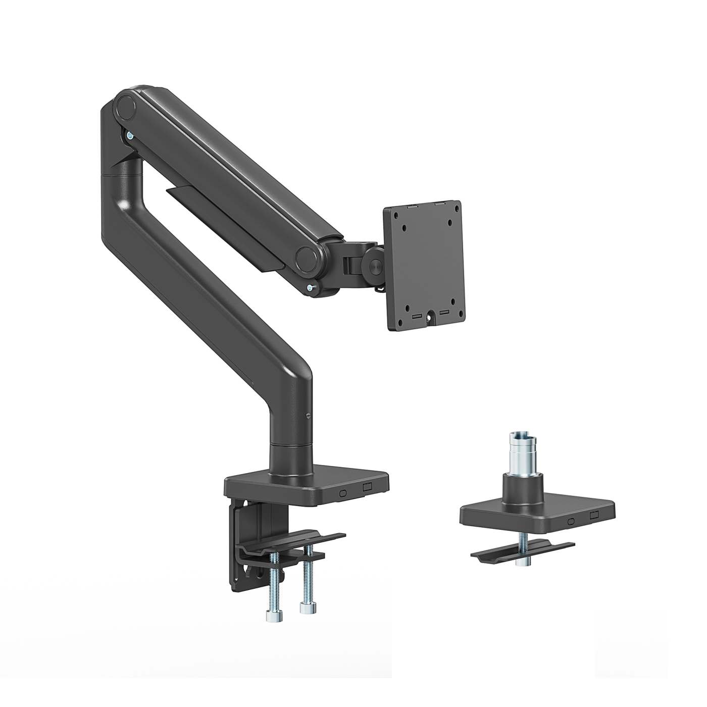 Soporte de aluminio con sistema de pistón para 1 monitor de 17" a 49" Image 7