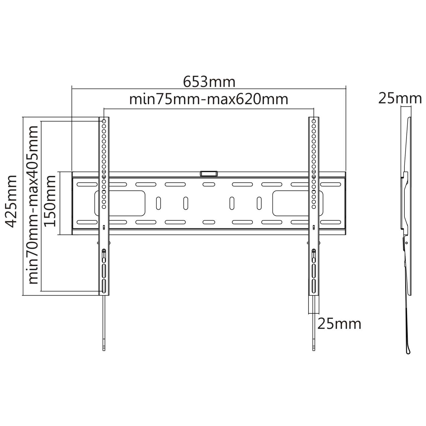 Soporte para TV con montaje en pared Image 7