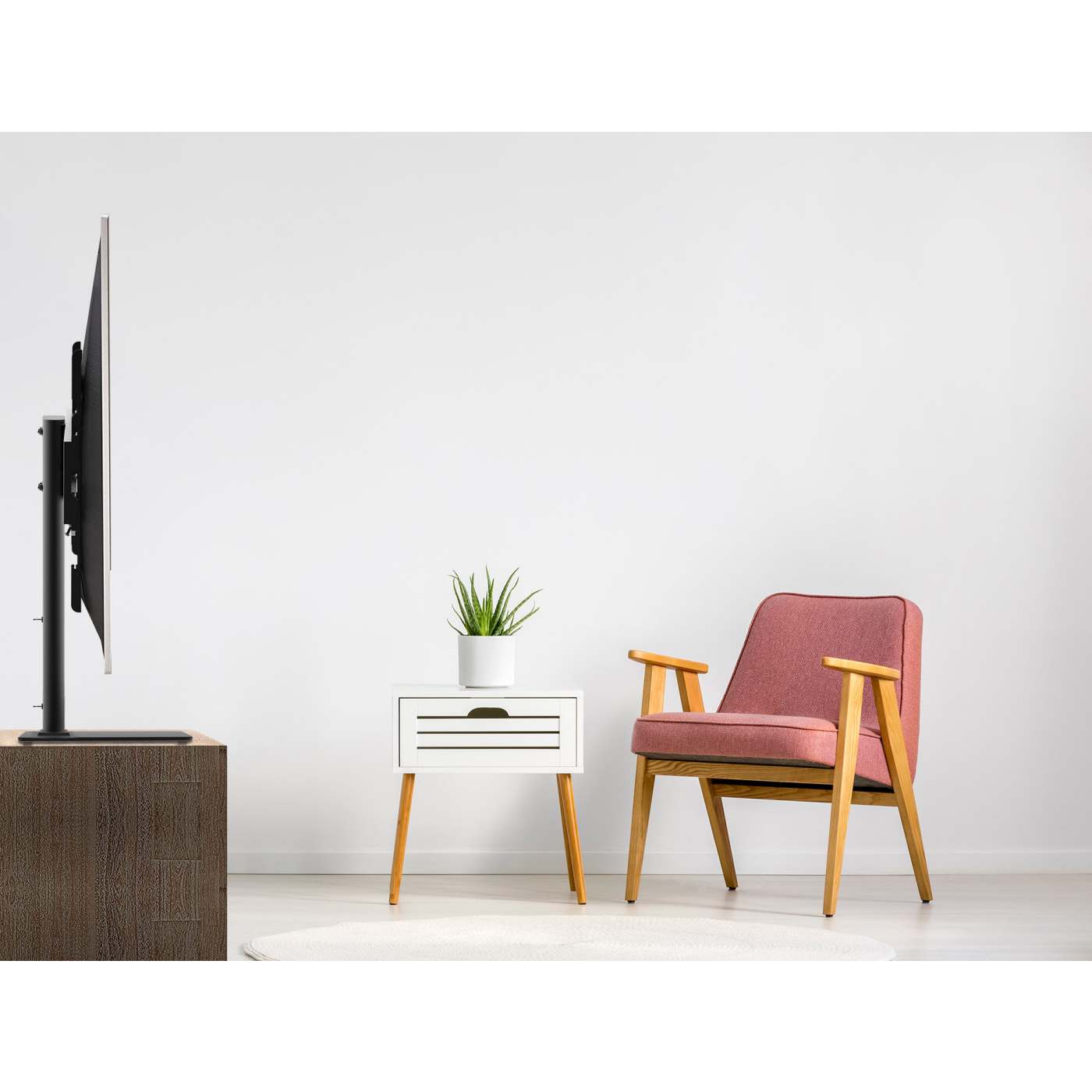 Soporte de montaje de TV, con altura ajustable Image 9