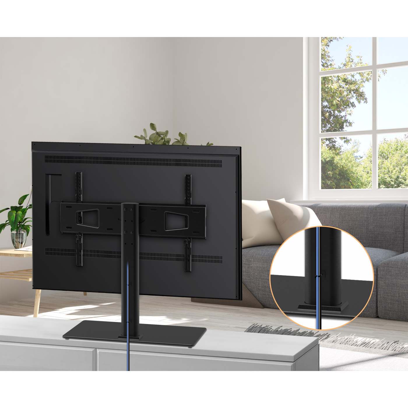 Soporte de montaje de TV, con altura ajustable Image 10