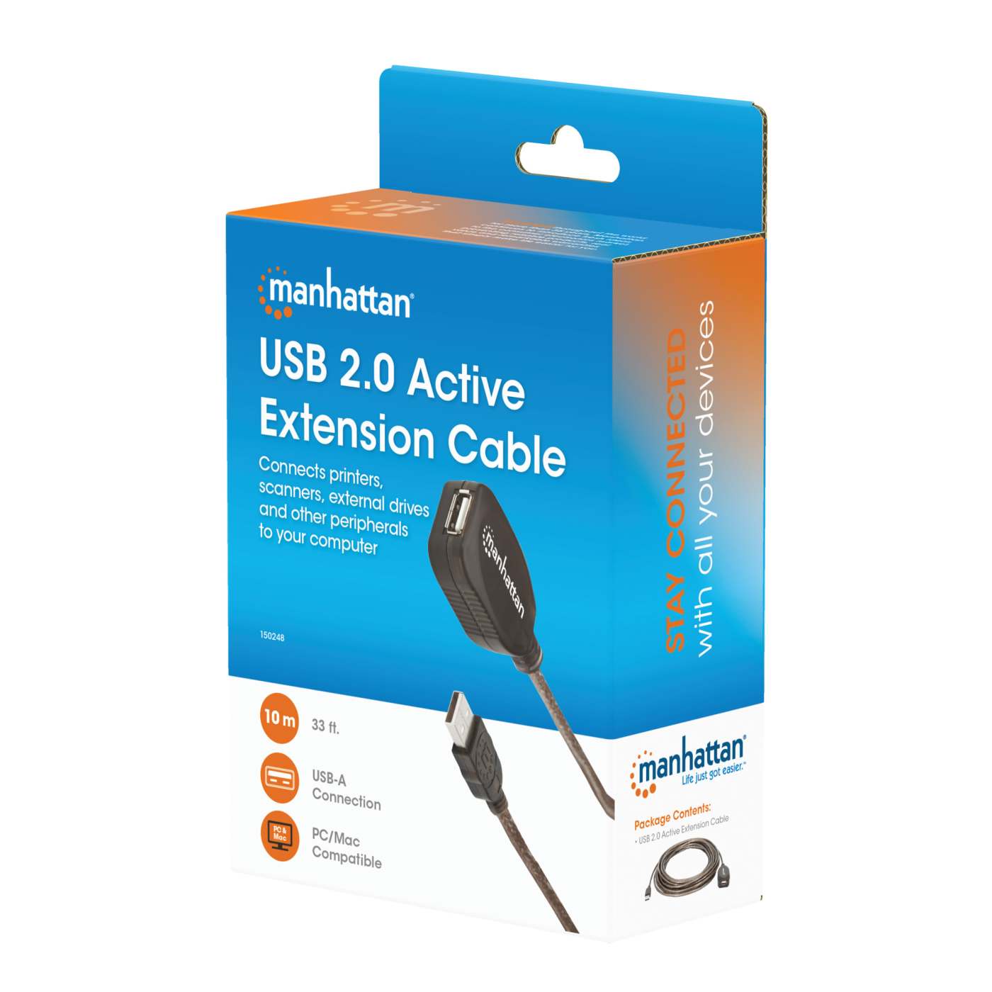 Cable de Extensión Activa USB de Alta Velocidad 2.0 Packaging Image 2