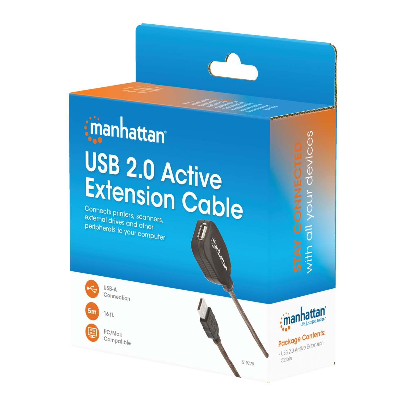 Cable de extensión activo USB 2.0 de alta velocidad Packaging Image 2