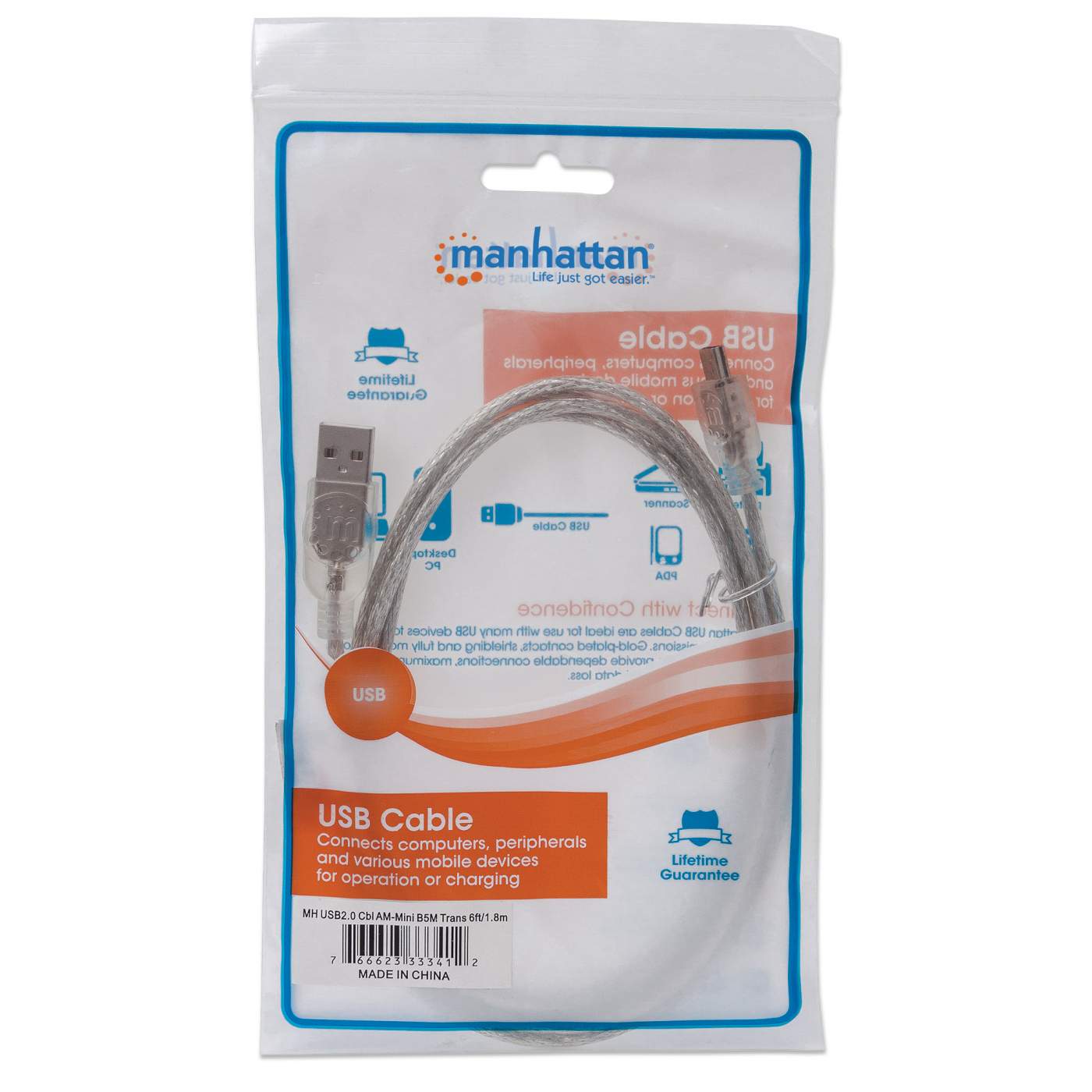 Cable para Dispositivos USB Mini-B de Alta Velocidad Packaging Image 2