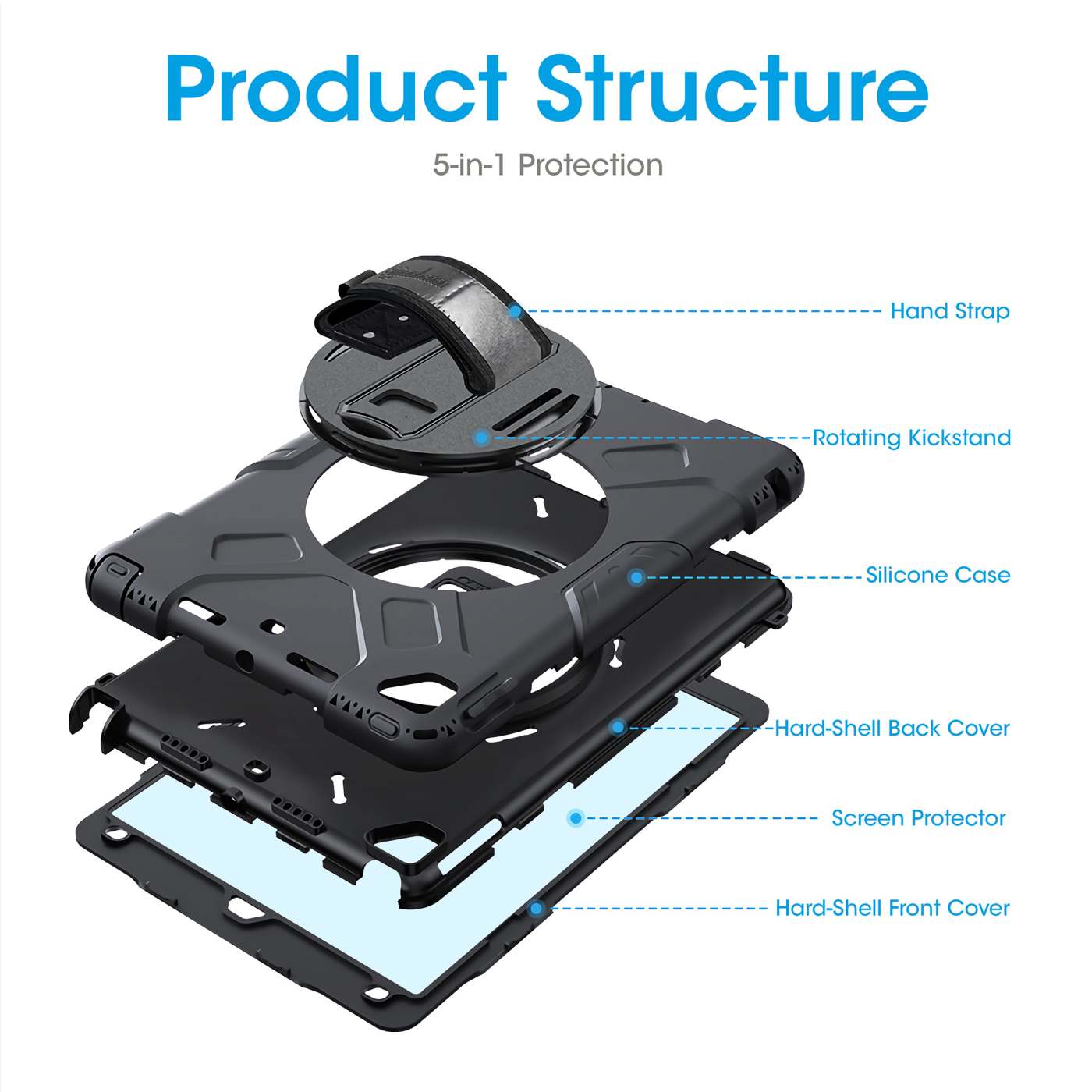 Funda rígida de uso rudo para iPad® de 10.2" (8ª y 9ª Gen) Image 14