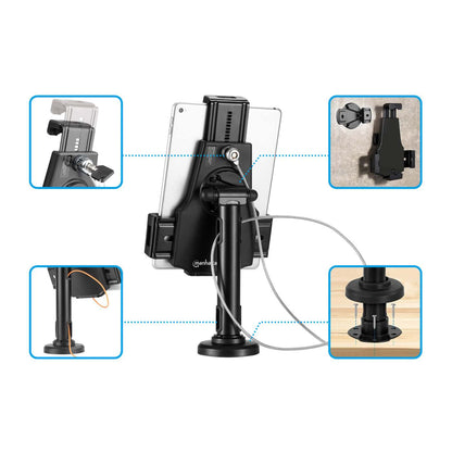 Soporte antirrobo para Tableta o iPad con opción de montaje en escritorio o pared Image 13