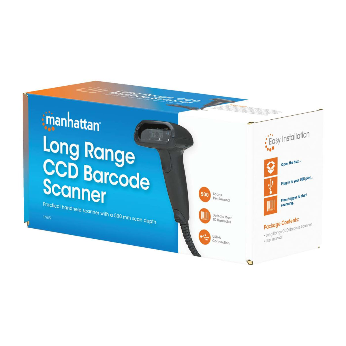 Lector de Código de Barras de Largo Alcance Packaging Image 2