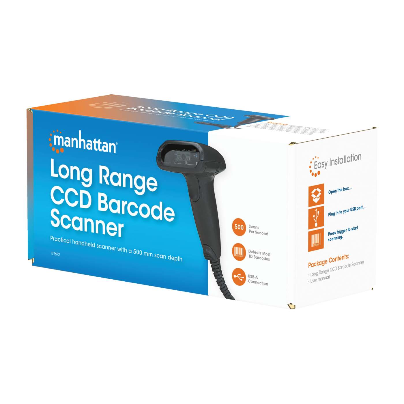 Lector de Código de Barras de Largo Alcance Packaging Image 2