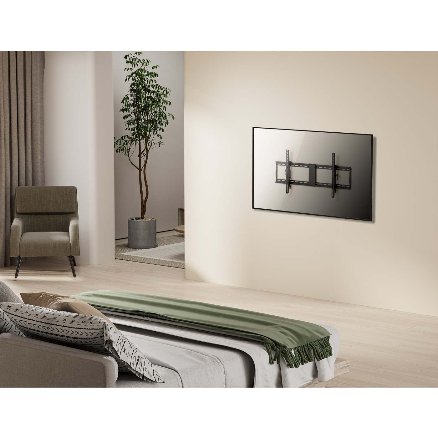 Soporte de Pared Fijo de Bajo Perfil para Pantallas de 43" a 100" Image 8