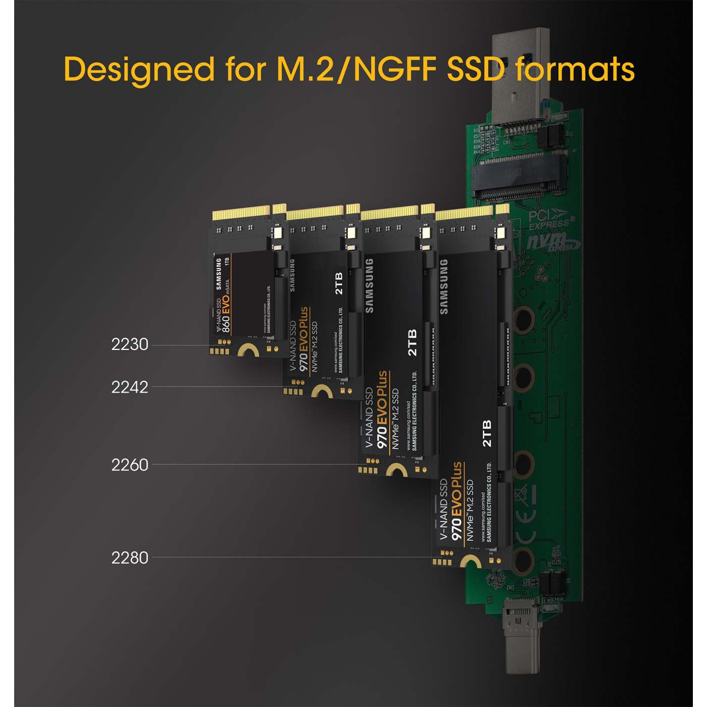 Gabinete USB a SDD M.2 NVMe y SATA Image 12