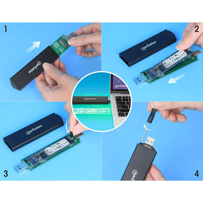Gabinete USB a SDD M.2 NVMe y SATA Image 14