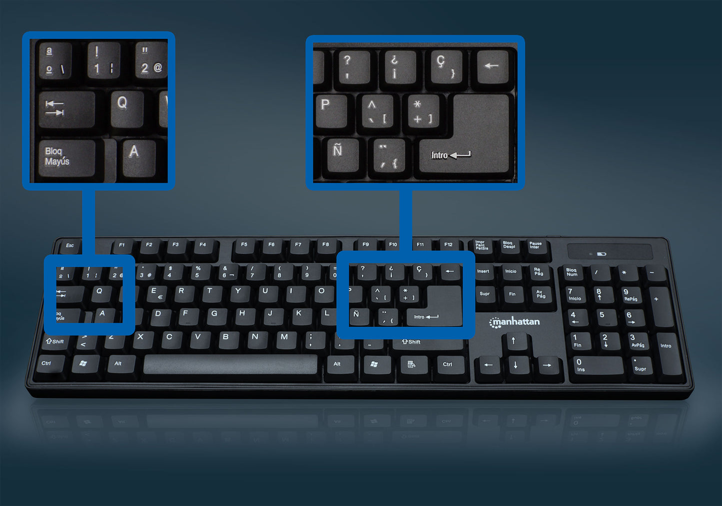Set de teclado inalámbrico y ratón óptico (Teclado español)