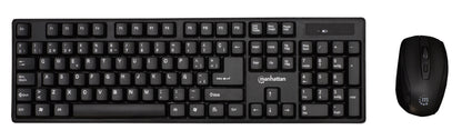 Set de teclado inalámbrico y ratón óptico (Teclado español)