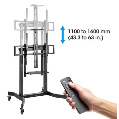 Soporte tipo carrito para TV de 55" a 100" motorizado para ajuste de altura Image 7