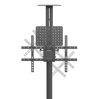 Carrito de TV multimedia con ajuste de altura sin herramientas, para pantallas de 37" a 86" Image 12