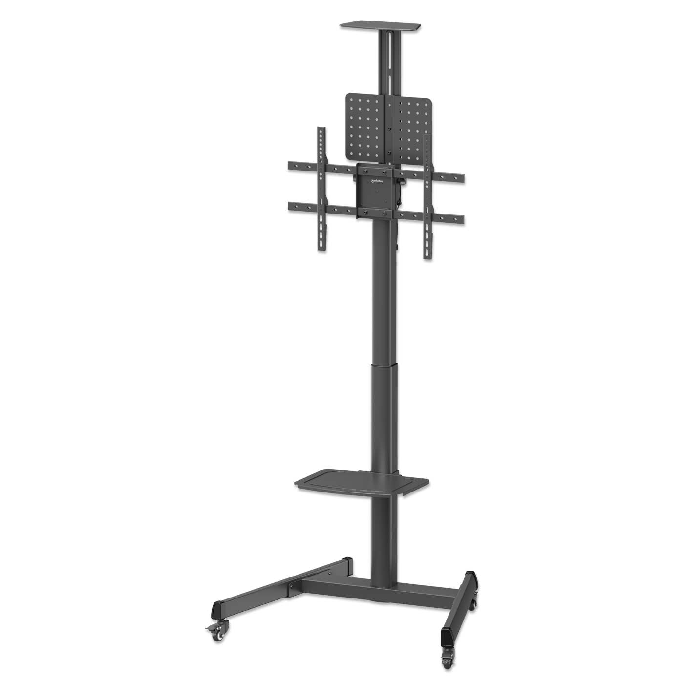 Carrito de TV multimedia con ajuste de altura sin herramientas, para pantallas de 37" a 86" Image 1